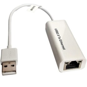 تصویر کارت شبکه USB2.0 به LAN فرانت مدل FN-U2E100 Faranet USB 2.0 To Ethernet Converter 10/100 Mbps Support / FN-U2E100