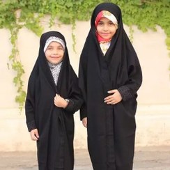 تصویر چادر مشکی دانشجویی و کارمندی دخترانه 