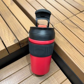 تصویر تراولماگ دو‌حالته گنجایش ۵۵۰ میلی لیتر استیل دو‌جداره travelmug do halateh 550ml steel do jedareh