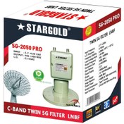 تصویر النبی سی باند c band lnb دو سوزن - تکنو تصویر 