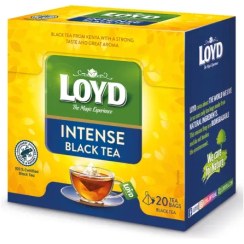 تصویر چای لهستانی لوید Loyd Black Intense چای سیاه بسته 20 عددی 