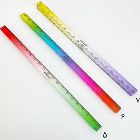 تصویر خطکش کریستالی چندوجهی 