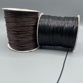 تصویر چرم قیطانی - مشکی / 20 متری charm gheytani