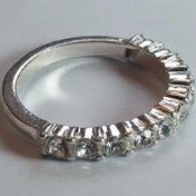 تصویر انشگتر ساتینا مدل حله نگین دار سیلور satina