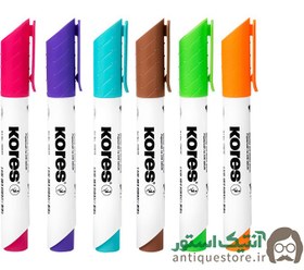 تصویر ماژیک وایت برد کورس ( پک 6 رنگ ) 