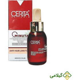 تصویر تونیک ضد ریزش مینوتا سریتا 50 میلی لیتر ا Cerita Anti Hair Loss Minuta Tonic 50ml Cerita Anti Hair Loss Minuta Tonic 50ml