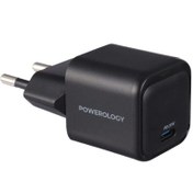 تصویر شارژر فست شارژ پاورولوژی 20وات Powerology Ultra-Compact 20W GaN PD Charger PWCUQC015 