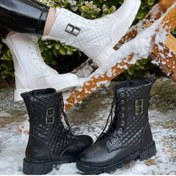 تصویر بوت زنانه کاپشنی دو سگک سایز ۳۷ تا ۴۰ 