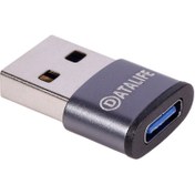 تصویر تبدیل DataLife S Type-C To USB OTG 