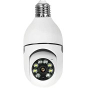 تصویر دوربین مداربسته تحت شبکه مدل v380 e27 smart camera ipc v380 e27