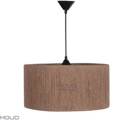 تصویر چراغ آویز استوانه رافیا نسکافه ای (موعود) فیلم تولید مشابه این محصول در توضیحات 