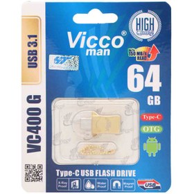 تصویر فلش ویکومن مدل VC400 G ظرفیت 64 گیگابایت USB 3.1 