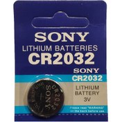 تصویر باتری سکه ای سونی مدل CR2032 بسته 5 عددی Sony CR2032 Battery Pack Of 5