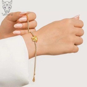 تصویر دستبند تنیسی ورساچ versache bracelet medusa badge full diamoond