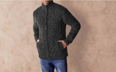 تصویر سویشرت بافت داخل پشمی 