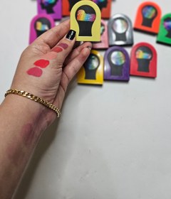 تصویر گچ مو رنگی - زرد 