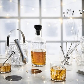 تصویر تنگ ایکیا FROJDA IKEA carafe, glass/black, 1 l