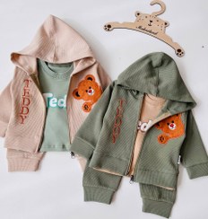 تصویر سه تیکه سویشرت تدی 