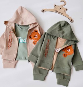 تصویر سه تیکه سویشرت تدی 