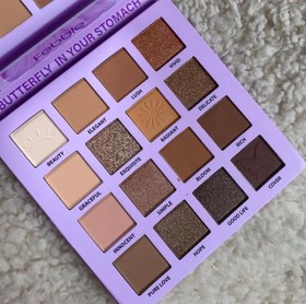 تصویر پالت سایه فبل مدل پروانه‌ای ۱۶ رنگ 