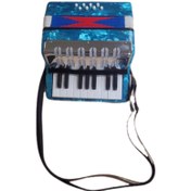 تصویر آکاردئون آبی 