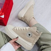 تصویر کفش اسپرت دخترانه مدل ال استار پشت‌بندی 