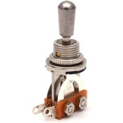 تصویر تاگل (سلکتور) سه حالته گیتار الکتریک لس پال رنگ سیلور ناب فلزی 