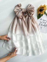 تصویر شال ویسکوز دستک شيشه ای مزونی کد1146 