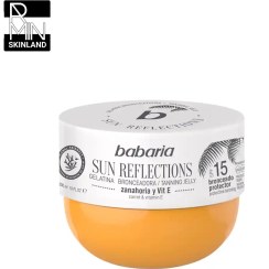 تصویر ژل برنزه کننده باباریا مدل Sun reflections حجم 300ml 