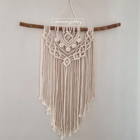 تصویر دیوارکوب مکرومه macrame wallhanging