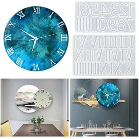 تصویر قالب سیلیکونی ساعت ۳۰ سانتی‌متر مدل M30 با ملزومات 