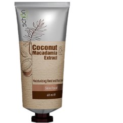 تصویر کرم مرطوب کننده دست و صورت نارگیل و ماکادمیا شون حجم 60 میلی لیتر Schon Coconut and Macadamia Hand and Face Moisturizing Cream 60ml
