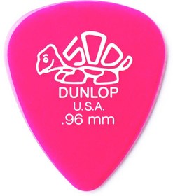 تصویر پیک گیتار دانلوپ سایز 96mm مدل Dunlop delrin500 pick 