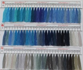 تصویر نخ دوک رنگی 40/2 جعبه 12 عددی 