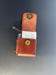 تصویر کیف سیگار ساده چرمی 