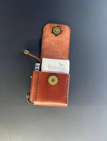 تصویر کیف سیگار ساده چرمی 