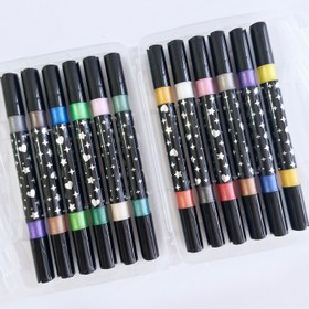 تصویر ماژیک رنگ آمیزی شاین دار ۱۲ عددی اکلیلی 