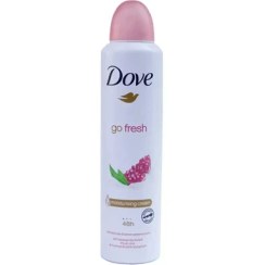 تصویر اسپری ضد تعریق زنانه داو مدل GO FRESH رایحه انار ۲۵۰ میل 