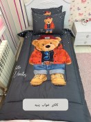 تصویر روتختی طرح تدی خوشتیپ یکنفره کد BD1287 