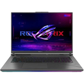 تصویر لپ تاپ ایسوس 18 اینچی مدل ROG Strix G18 G814JVR i9 14900HX 16GB 2TB RTX۴۰6۰ Asus ROG Strix G18 G814JVR i9 14900HX 16GB RAM 2TB SSD RTX4060