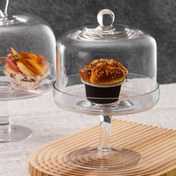 تصویر کیک خوری پایه دار درب دار 