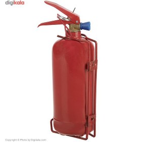 تصویر کپسول آتش نشانی دژ یک کیلوگرمی با پایه فلزی ا Dezh 1 Kg Fire Extinguisher With Material Stand Dezh 1 Kg Fire Extinguisher With Material Stand