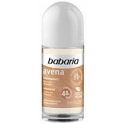 تصویر مام رول ضد تعریق باباریا مدل آوینا حجم ۵۰ میلی لیتر با عصاره جو دوسر 