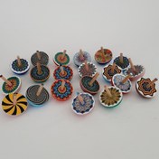 تصویر فرفره چوبی اسلیمی پکیج ۲۵ عددی 