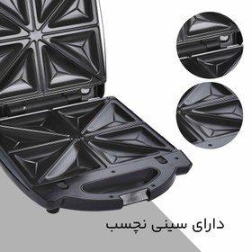 تصویر ساندویچ ساز 3 کاره رومانتیک هوم مدل HS-710 Romantic Home Sandwich Maker Model HS-710, 1400W