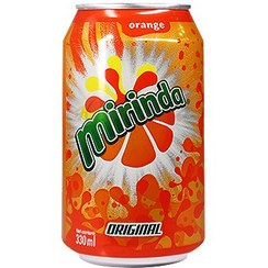 تصویر نوشابه قوطی 330 سی سی میرندا 