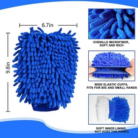 تصویر دستکش شستشوی خودرو مدل Microfiber Super Mitt 