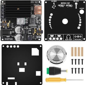 تصویر ماژول آمپلی فایر صوتی بلوتوث دار دو کاناله 100 وات مدل ZK1002M BOARD MODULE AMPLIFIER ZK1002M