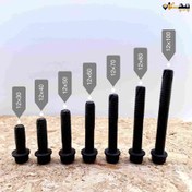 تصویر پیچ خود قلاویز خشکه 8.8 تمام رزوه سایز 12 