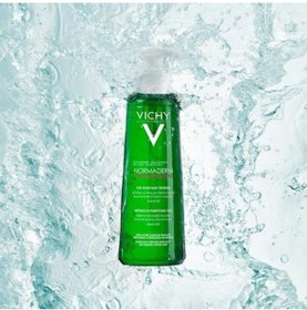 تصویر Vichy ژل تمیزکننده پوست چرب و نامنظم نورمادرم فیتوسولوکشن 400 میلی لیتر 